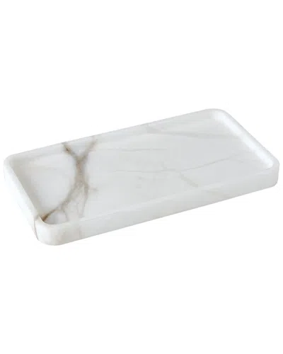 Global Views Raggio Tray In White