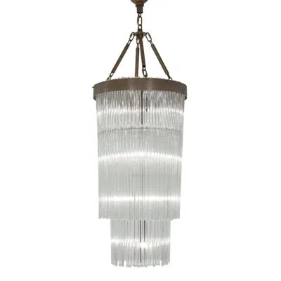 Global Views Rain Chandelier-sm In Yes