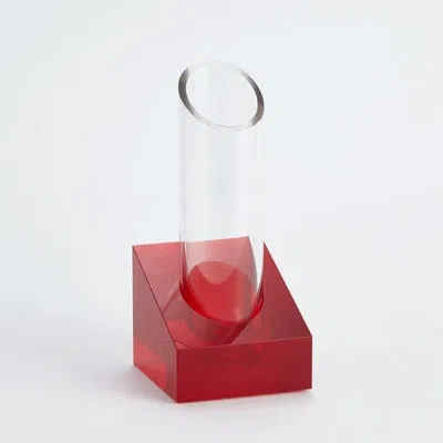 Global Views Rasputin Vase In Red