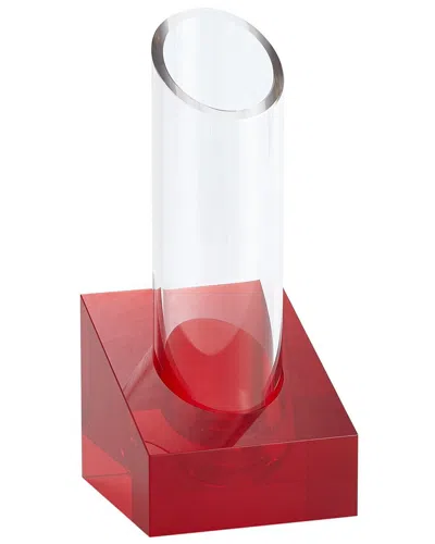 Global Views Rasputin Vase In Red