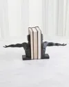 Global Views Reach Bookends, Set Of 2 In Bronze