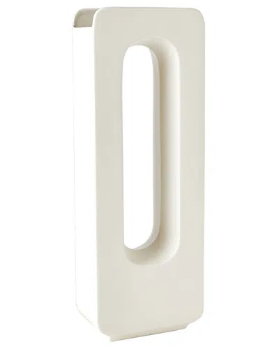 Global Views Rectangle Vase In White