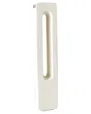 Global Views Rectangle Vase In White