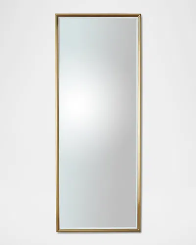 Global Views Reeves 80" Floor Mirror In Gold