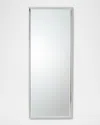 Global Views Reeves 80" Floor Mirror In Silver