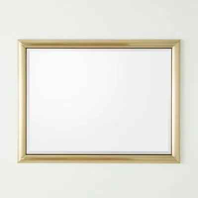 Global Views Reeves Floor Mirror-brass In Gold