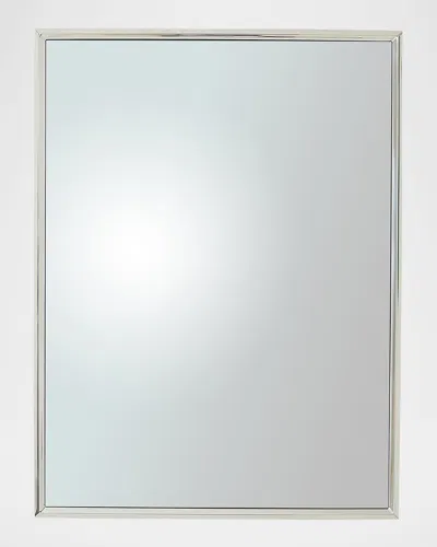 Global Views Reeves Large Wall Mirror In Silver