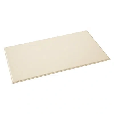 Global Views Refined Leather Desk Blotter-ivory