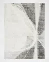 Global Views Refraction Hand-loomed Rug, 5' X 8' In Grey, Black