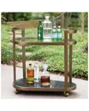 Global Views Regan Bar-antique Brass