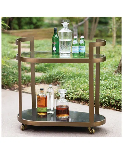Global Views Regan Bar-antique Brass