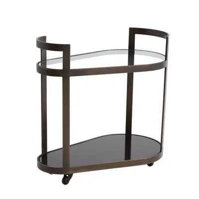 Global Views Regan Bar In Gunmetal