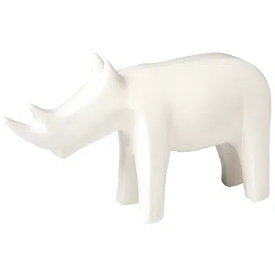 Global Views Rhino-matte White