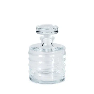 Global Views Ribbed Decanter In Clear