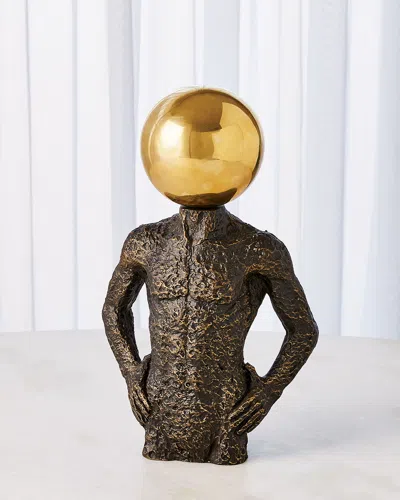 Global Views Round Metric Head Sculpture