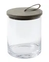 Global Views Rustic Canister In Black