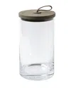Global Views Rustic Canister In Clear