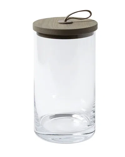 Global Views Rustic Canister In Clear