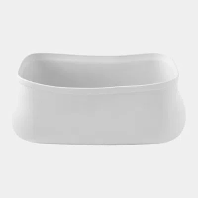 Global Views Sac Bowl 7"h X 11"w X 18"d Decorative Bowl In White