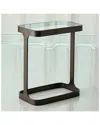 Global Views Saddle Table In Brown