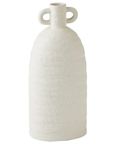 Global Views Sahara Vase In White