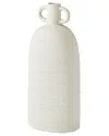 Global Views Sahara Vase In White