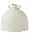 Global Views Sahara Vase In White