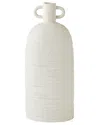 Global Views Sahara Vase In White