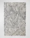 Global Views Searchlight Hand-tufted Rug In Black, Ivory 