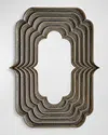 Global Views Sequential Small Mirror - 40" In Antique Gold