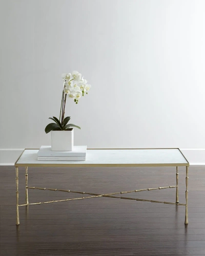 Global Views Serenity Coffee Table In Gold