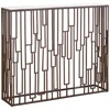 Global Views Shingle Hall Table In Brown
