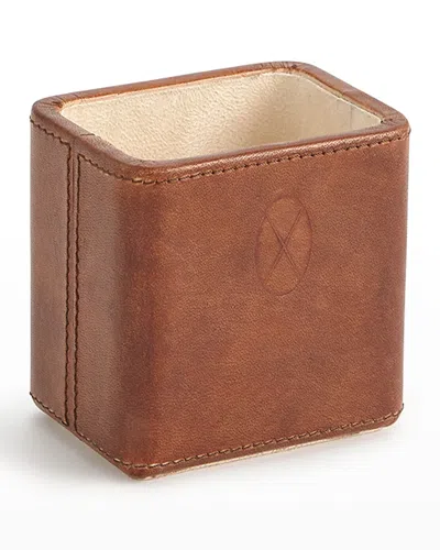 Global Views Signature Tabacco Pencil Cup In Brown