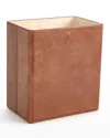Global Views Signature Tabacco Wastebasket In Brown