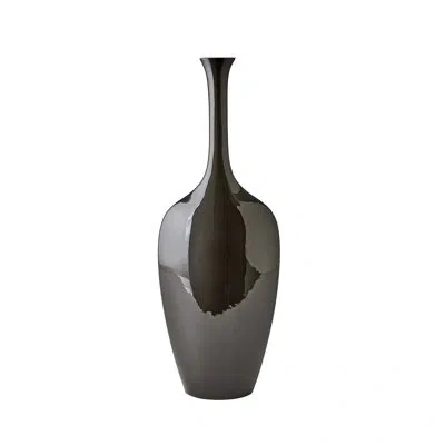 Global Views Silhouette Vase-black-slim