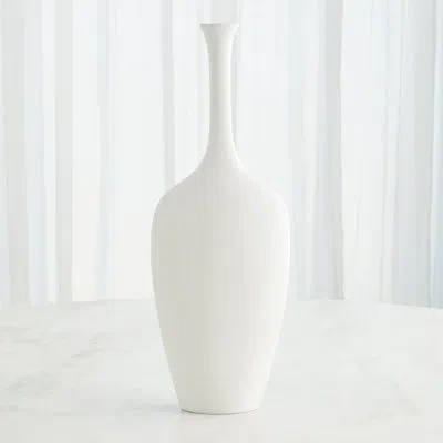 Global Views Silhouette Vase-reactive -slim In White