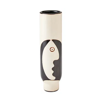 Global Views Simple Face Vase In Natural