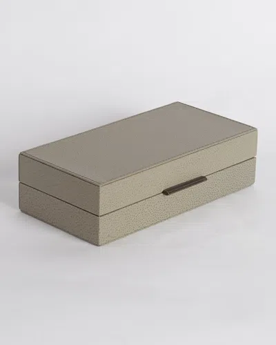 Global Views Small Alpen Box In Beige