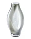 Global Views Small Fly Through Vase In Silver