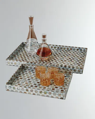 Global Views Small Mother-of-pearl Tray