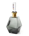Global Views Smoke Decanter With Gold Neck In Gray