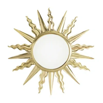Global Views Soleil Mirror In Brass