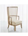 Global Views Spindle Wing Chair