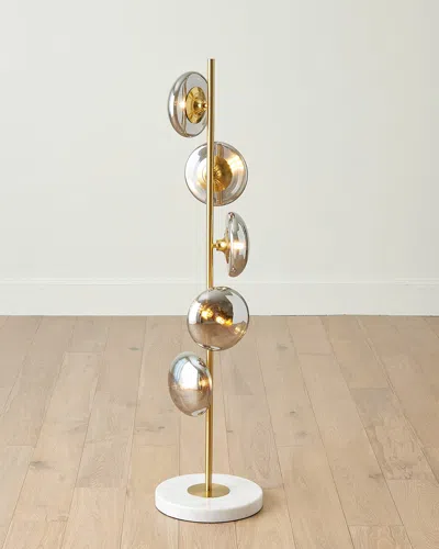 Global Views Stellar 36" Floor Lamp In Clear