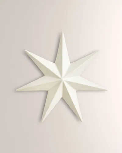 Global Views Stellar White Wall Star - Medium