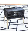 Global Views Stiletto Bedside Table