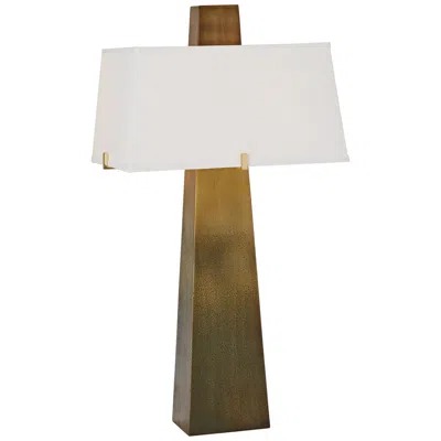 Global Views Stoic Ombre 33" Brass Modern Column Table Lamp
