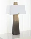 Global Views Stoic Ombre Table Lamp In Medium Brown