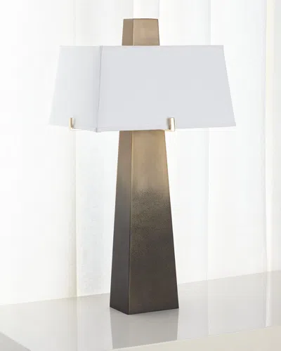 Global Views Stoic Ombre Table Lamp In Medium Brown