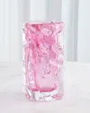 Global Views Storm Vase, Large 6" In Pink